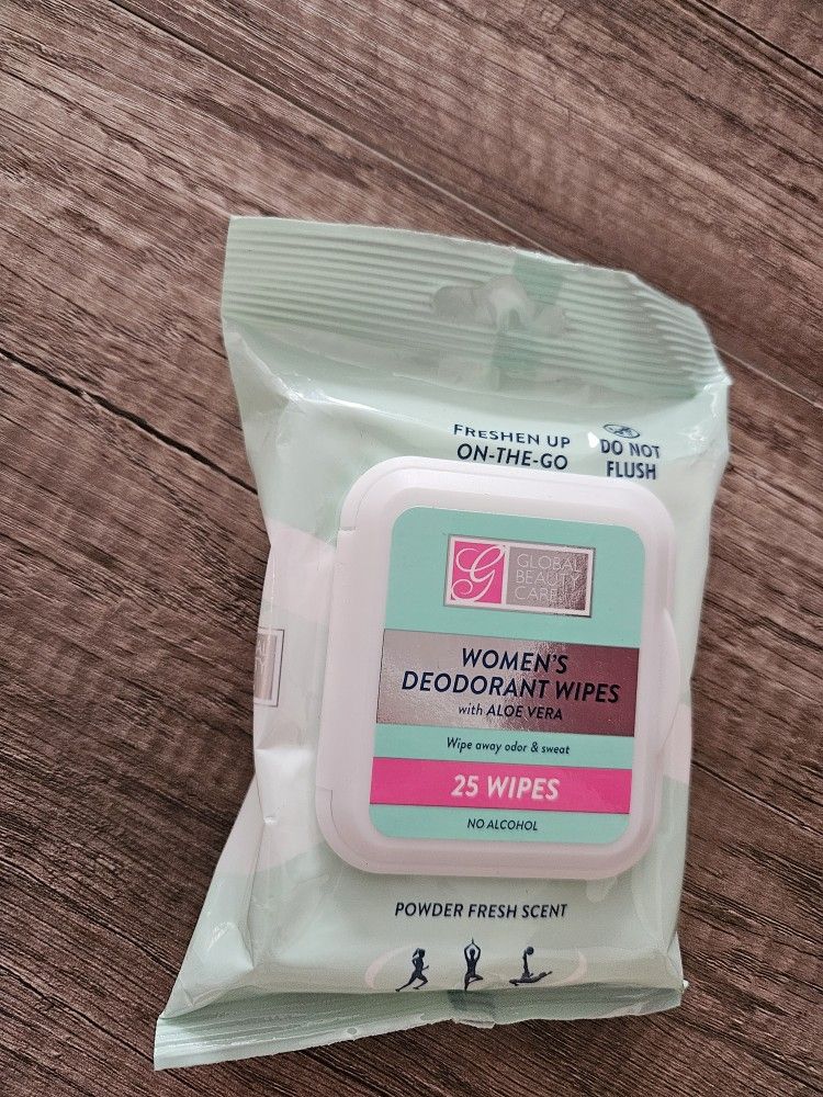 Unopened Deodorant Wipes