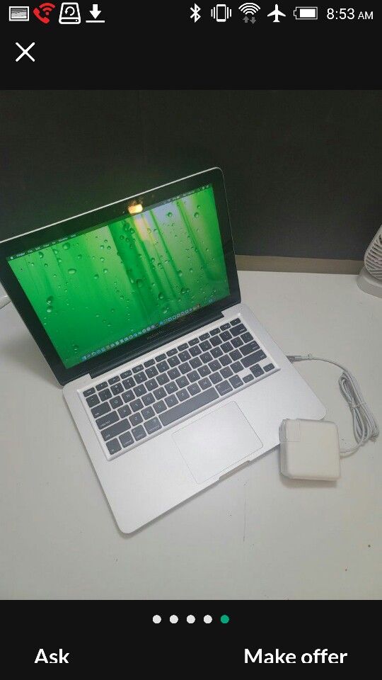 13" Macbook Pro Apple Working Great Intel Procesor 250gb Storage Os High Sierra, Charger Included