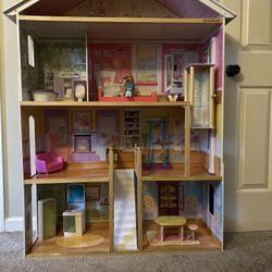 Kids Craft Wooden Dollhouse 