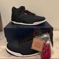 Jordan 3 x Levis indigo
