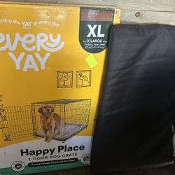 Xl Dog Kennel With Padding