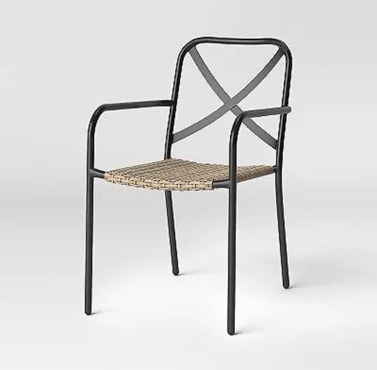 Wicker & Metal Stack Chair - Threshold Set -6 Pc