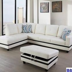 BRAND NEW 3 PIECES SECTIONAL COUCH IN ORIGINAL BOX 