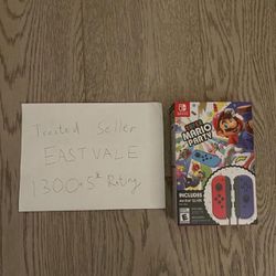 Super Mario Party with Red/Blue Joy-Con Bundle Nintendo Switch New
