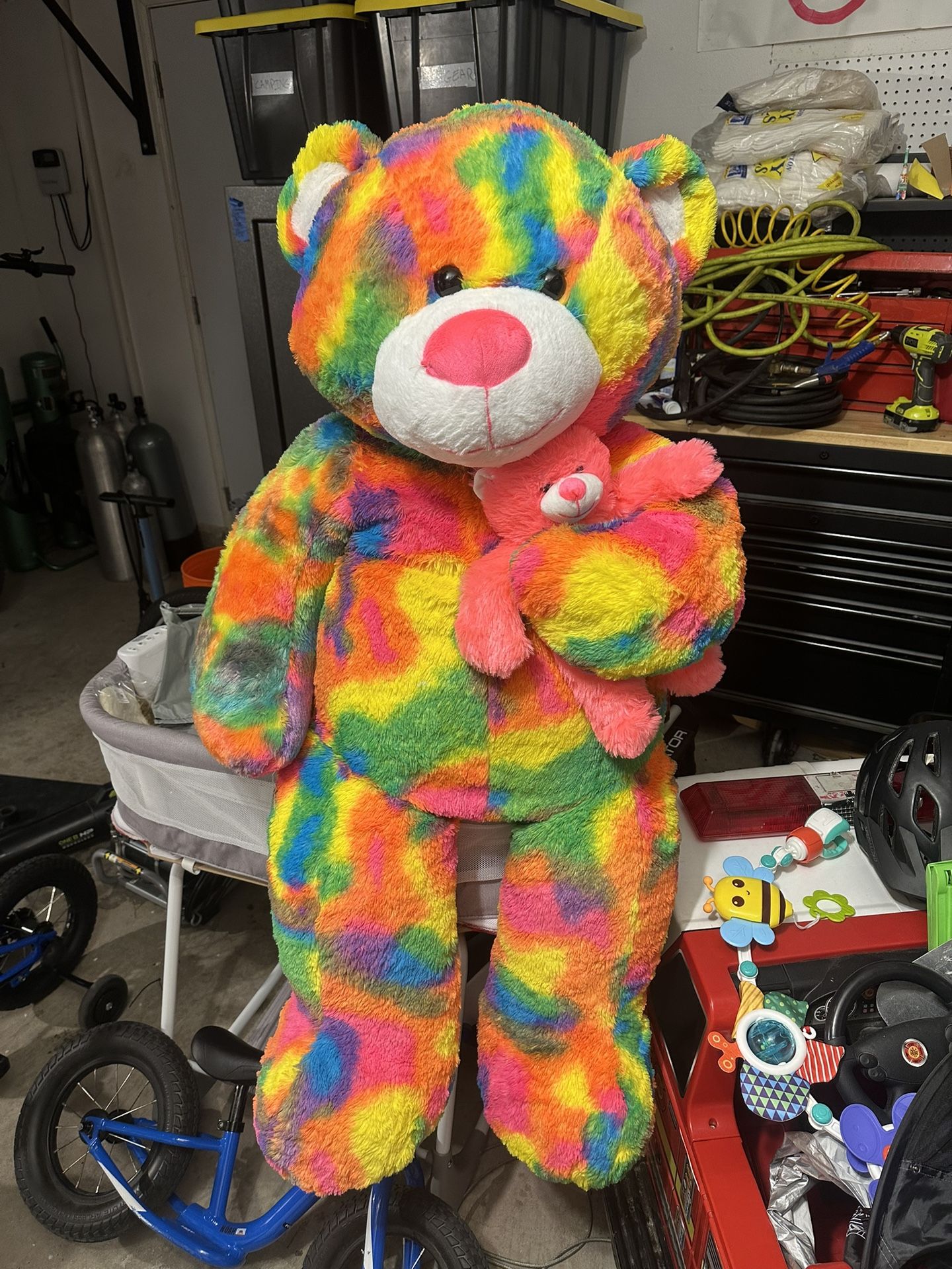 Free XL Teddy Bear - 4.5’ Tall, Very Clean