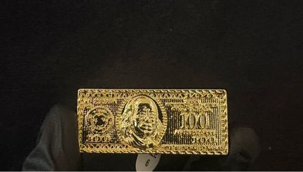 100 dollar bill ring