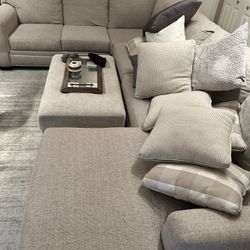 Cottage chic 2024 4 piece sectional