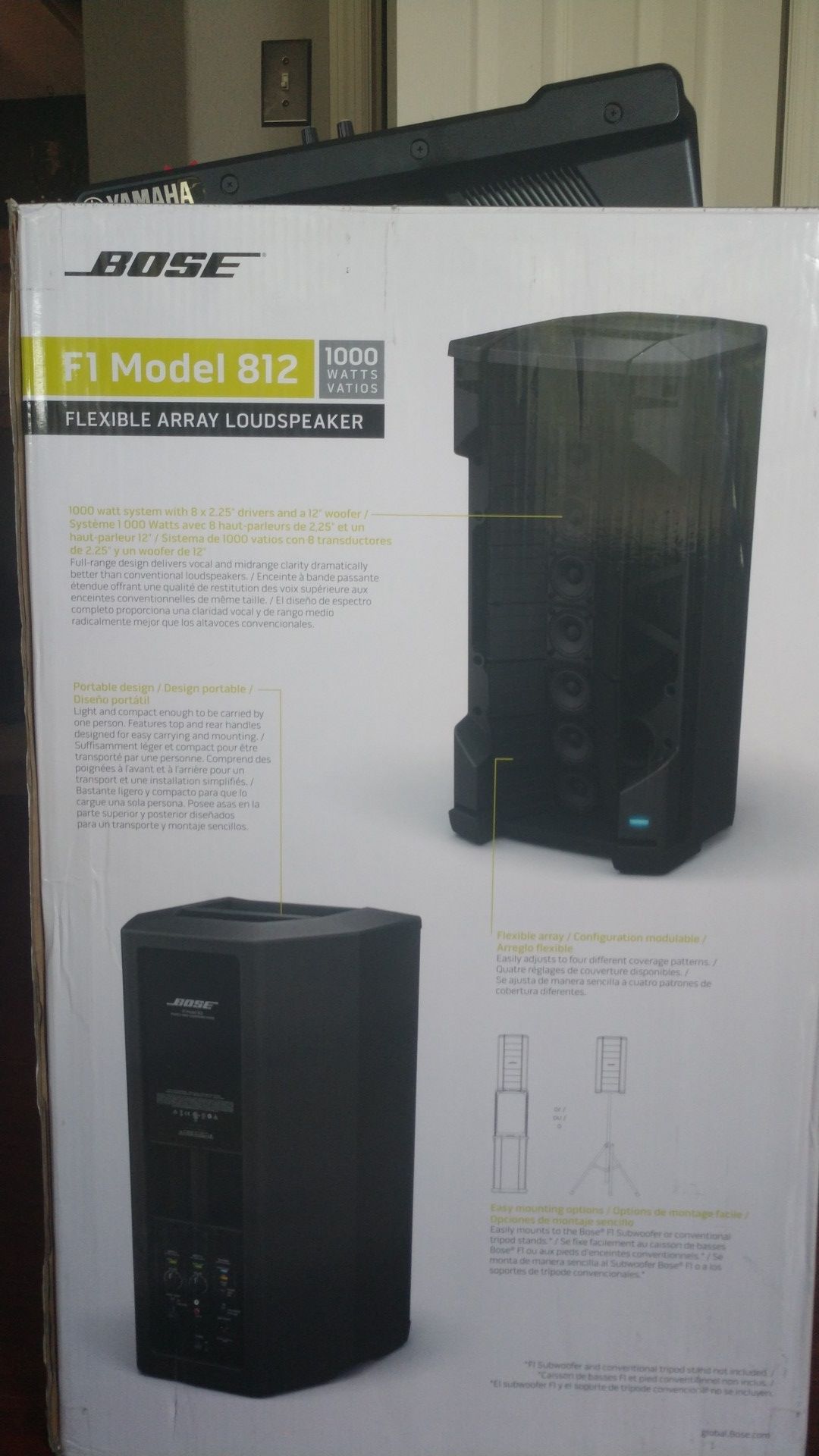Bose F1 Model 812 1000 Watt Flexible Array Loud Speaker