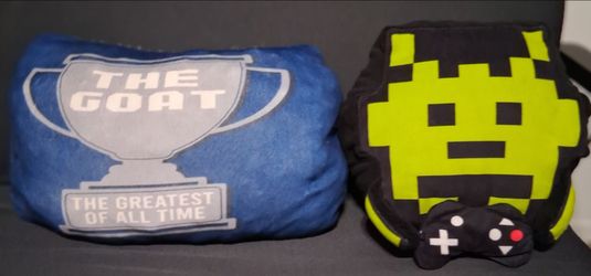 Gamer and GOAT Pillow