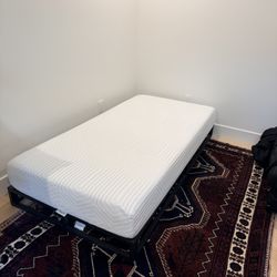 Twin Size Mattress and Bed Frame
