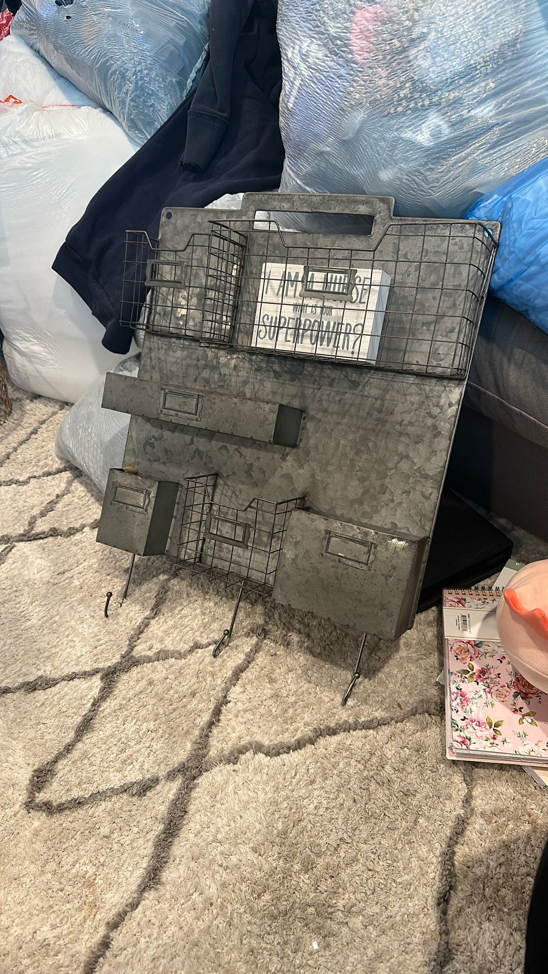 Wall Mount Organizer New No Tag