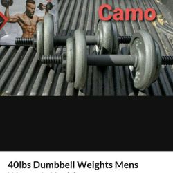 40lbs Dumbbell Weights Lifting BRAND NEW