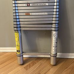 12.5 Foot Telescoping Ladder Extended Ladder Metal