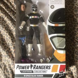 Power Ranger Lightning Collection In Space Black Ranger 