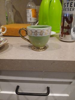 Vintage Mint Coffee Jar