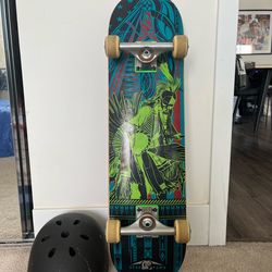 Complete Skateboard + Helmet - Dead Pawn