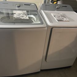 Samsung Washer And Electric  Dryer 
