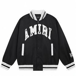 Amiri Lettering Print Bomber Jacket