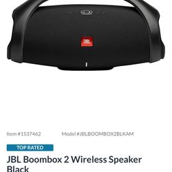 Jbl Boombox 24 Hour Battery Water Proof 