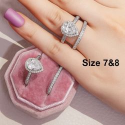 Engagement ring with box