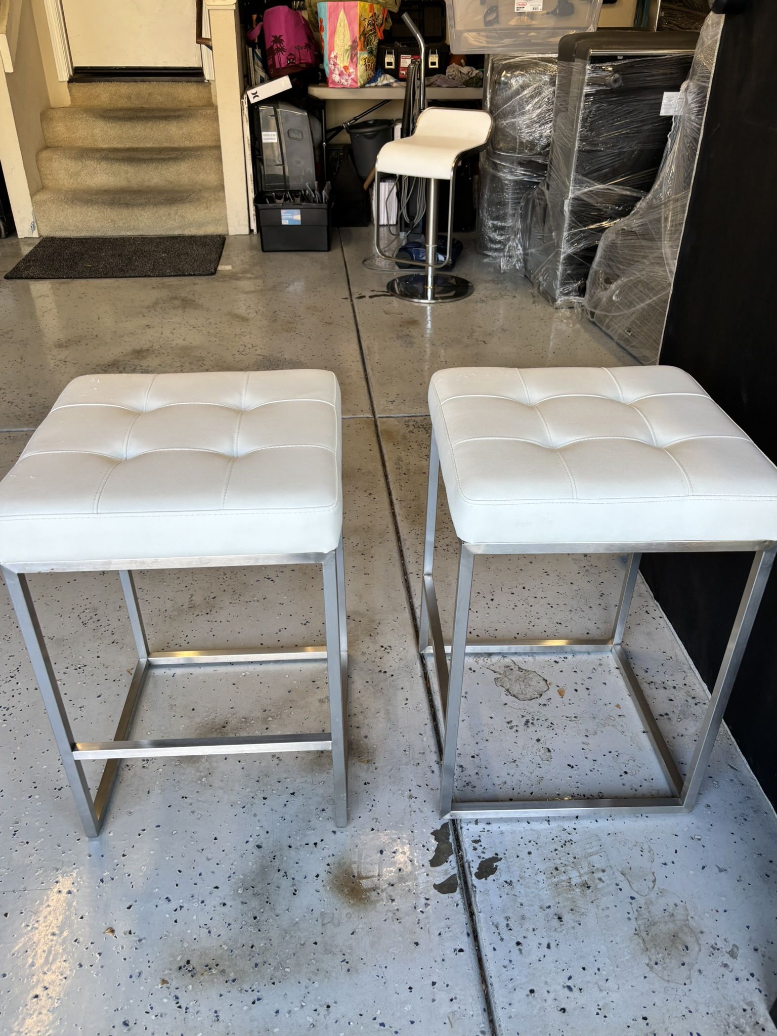 White Stools