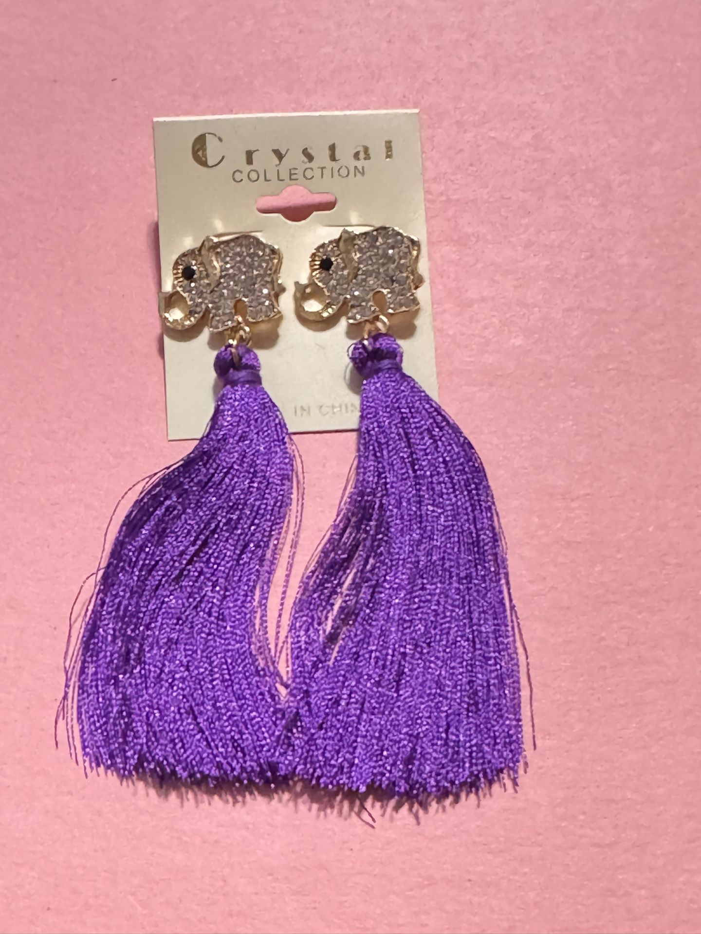 Elephant Tassel Earrings