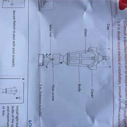 Post Light Brand New 