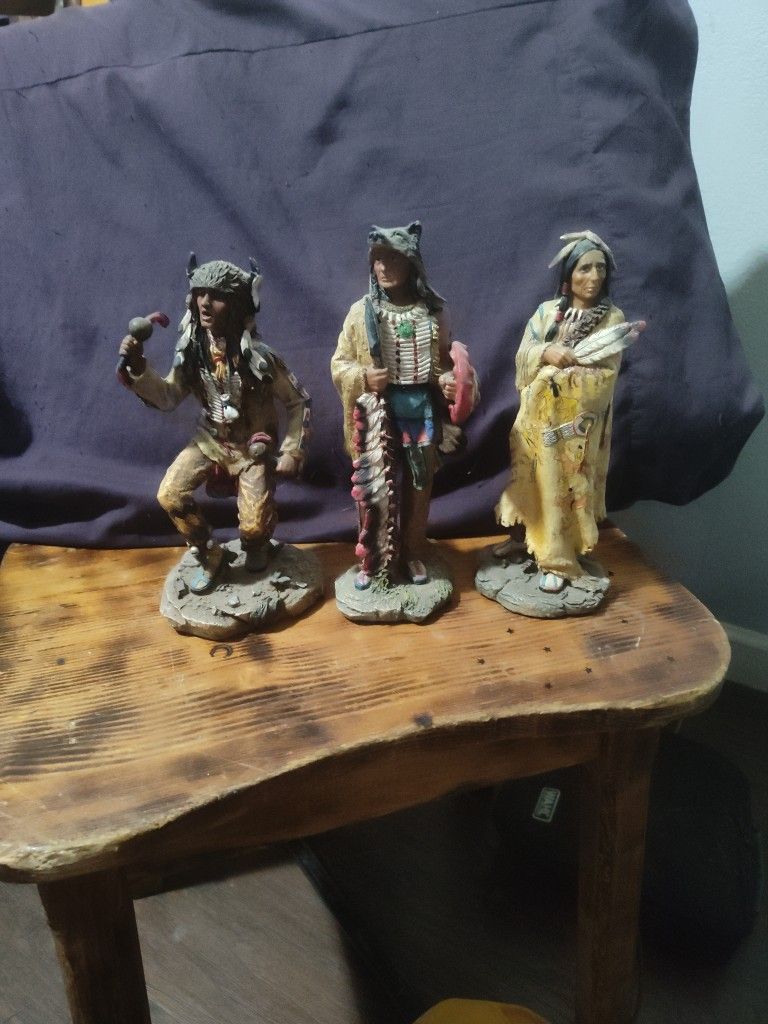 Native Warriors Set Of 3