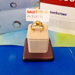 💕18k Gold Diamond Ring On Sale $489💕