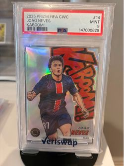 Joao Neves PSG Kaboom PSA 9