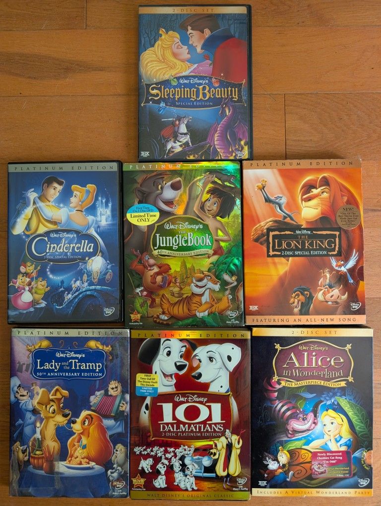 Disney Platinum And Special Edition DVD