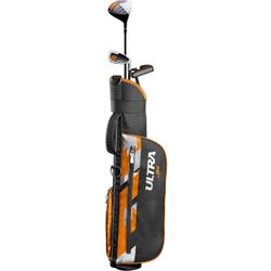 Wilson Ultra BLK 3 Club Kids Golf Set for Ages 2-5 (kids 30-40" tall) Orange
