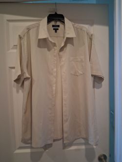 Croft & Barrow cream shirt size XL men