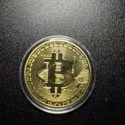 1 oz Gold Round - Bitcoin
