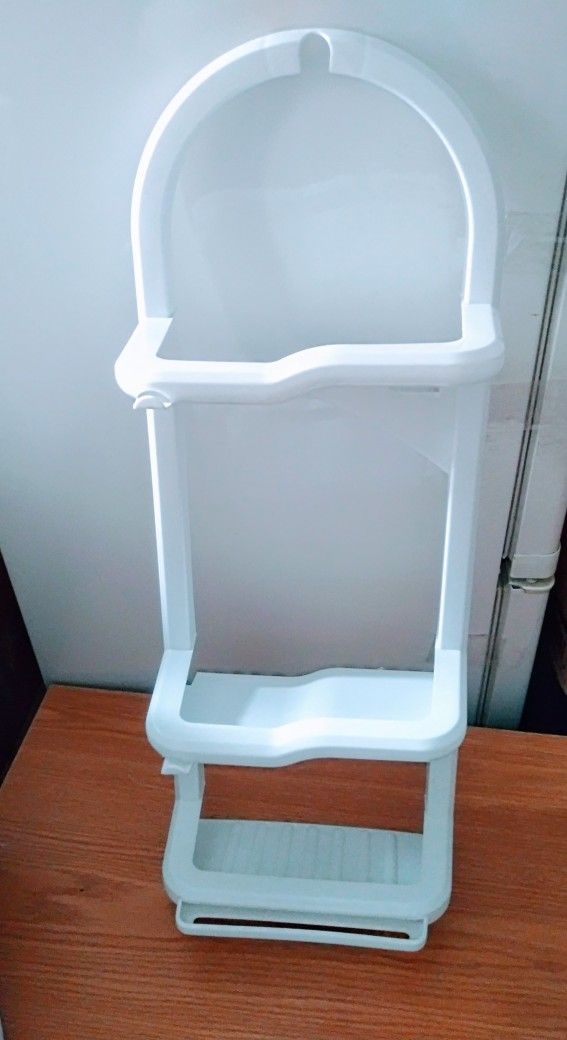 3 Tier Over The Shower Head Caddy Bathroom Storage Organizer