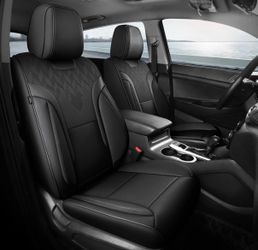 Universal car seat covers - black - FULL SET!
