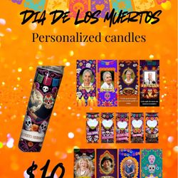 Dia De Los Muertos Candles