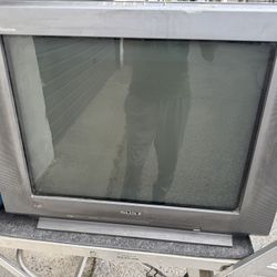 Vintage TV Television Sony Trinitron KV-27FV17