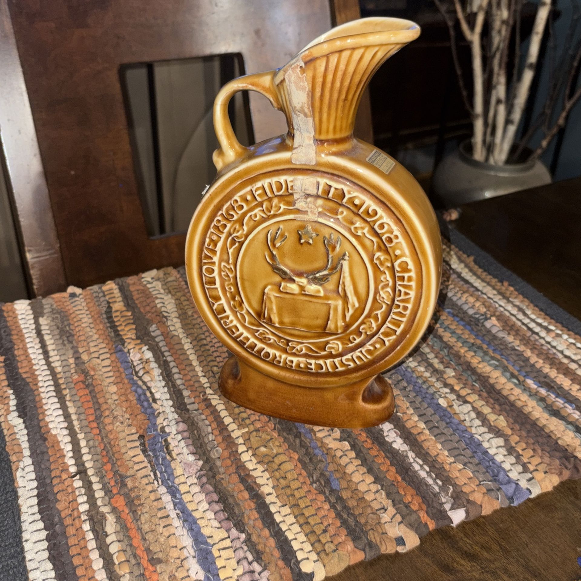 Vintage 1968 Jim Beam Elk Centennial $15 Cash