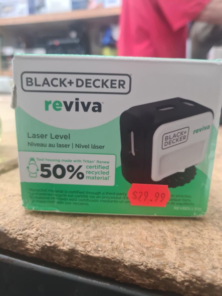 BLACK + DECKER REVIVA LINE LASER LEVEL (REVBDLL100)