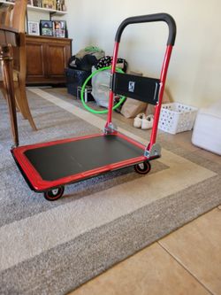 Folding Platform Cart with Handle