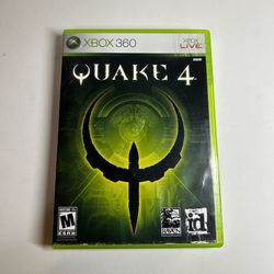 Quake 4 Microsoft Xbox 360, TESTED & WORKING! W/ Bonus Disc