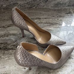 Michael Kors Snake Skin Heels Size 7 1/2
