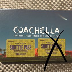 Coachella Weekend 1 Shuttle Passes 