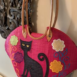 Whimsical Bag- Black Cat