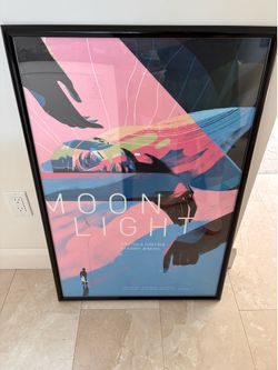 24”x36” Moonlight poster in frame
