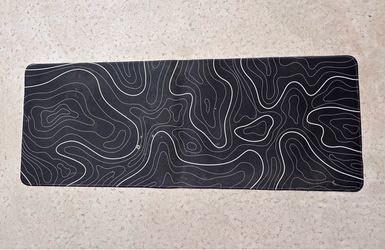 Large Extended Mouse Pad Topographic Design
