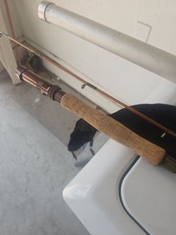 Fly fishing rod and metal case