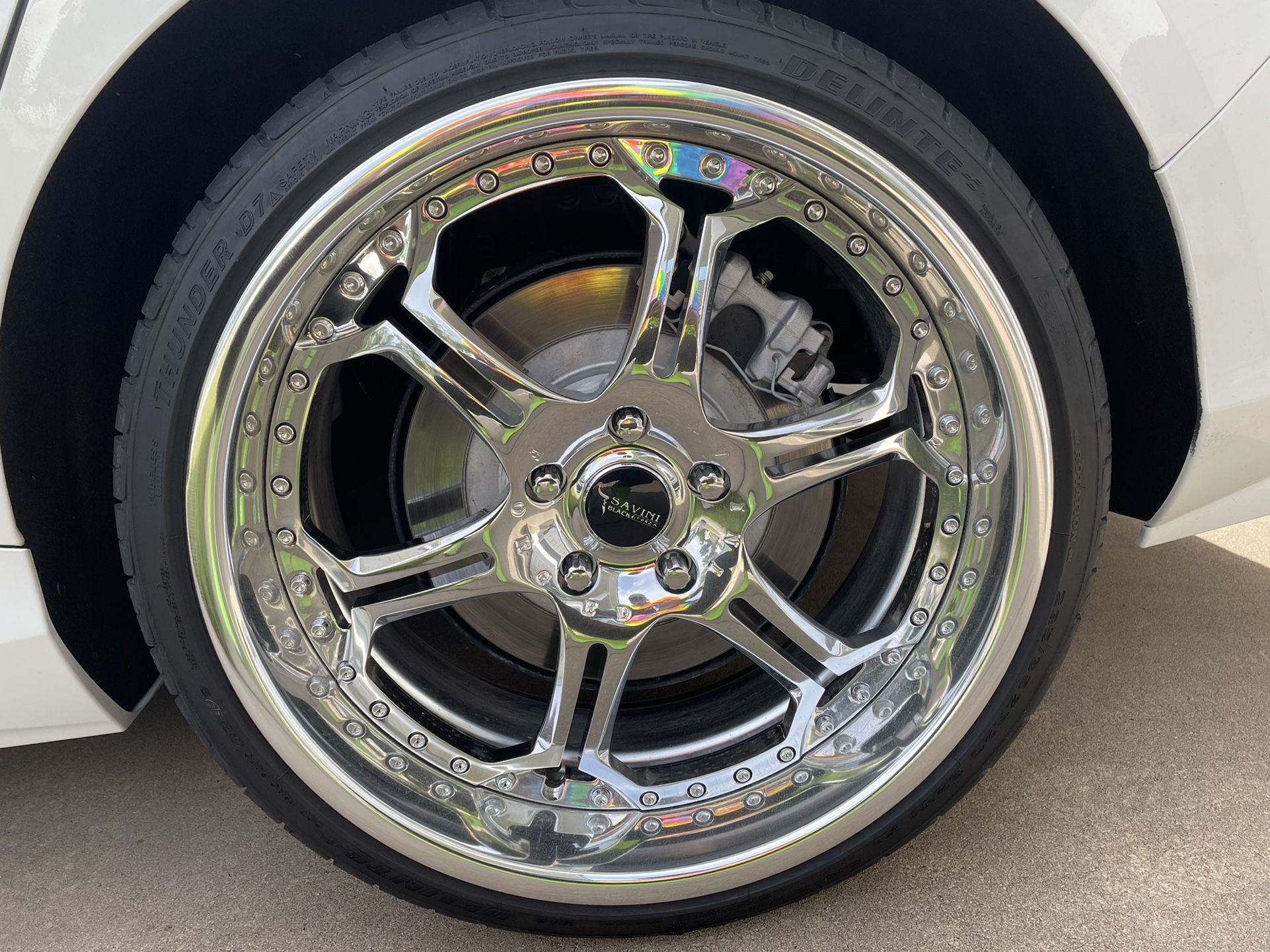 20” Savini Black Di Forza Rims