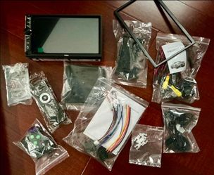 Double Din Car Stereo Head Unit with Accessories for Sale in San ...